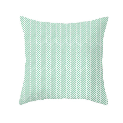 Mint Green Peach Skin Pillowcase Cushion Cushion Pillowcase