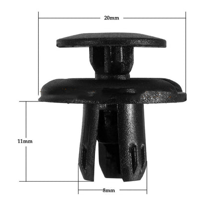 Automotive plastic rivet fastener (50 Pcs)