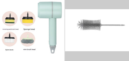 Multifunction Electric Cleaning Brush - Wireless USB Rechargeable, Professional Scrubber for Kitchen, Bath, and More