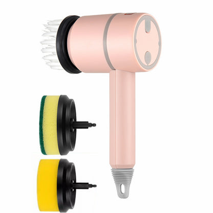 Multifunction Electric Cleaning Brush - Wireless USB Rechargeable, Professional Scrubber for Kitchen, Bath, and More