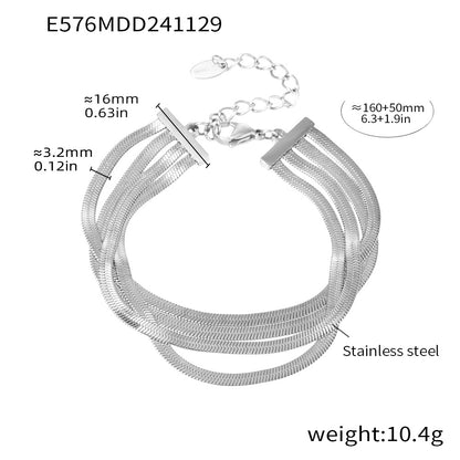 Titanium Steel PVD Vacuum Gold-plated Non-fading Women's Jewelry