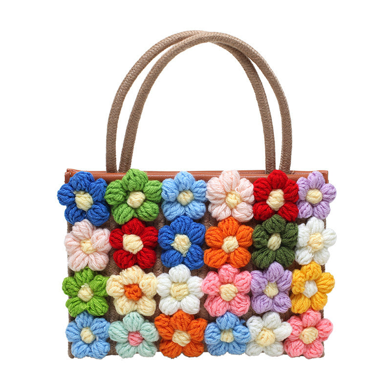 Women's Versatile Embroidered One Shoulder Messenger Bag