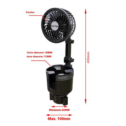 Supplies Car Water Cup Holder Fan