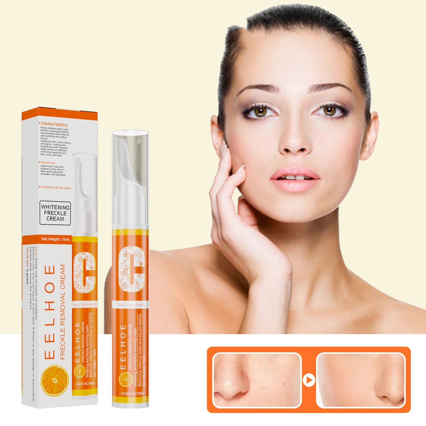 Lighten Melanin Pen Moisturizing Facial Skin