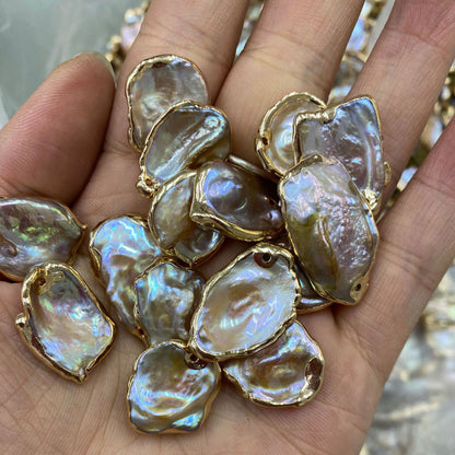 Natural Freshwater Recycled Pearl Pendant DIY Jewelry