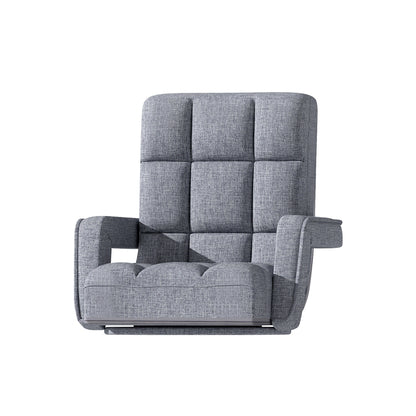 Artiss Floor Chair Lounge Sofa Swivel Grey