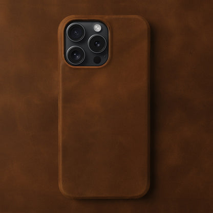 Applicable Crazy Horse Pattern Leather Phone Case