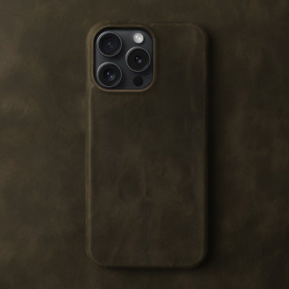 Applicable Crazy Horse Pattern Leather Phone Case