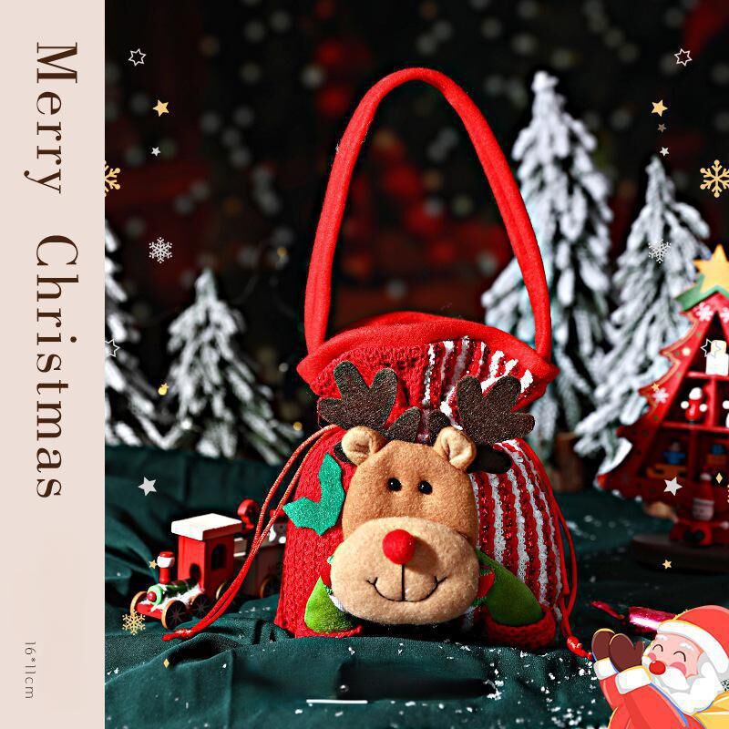 Christmas gift Festive Aussie Christmas Gift Bags: Cute Reindeer, Santa & Snowman Pouches for Xmas Treats & Gifting（Snowman） 