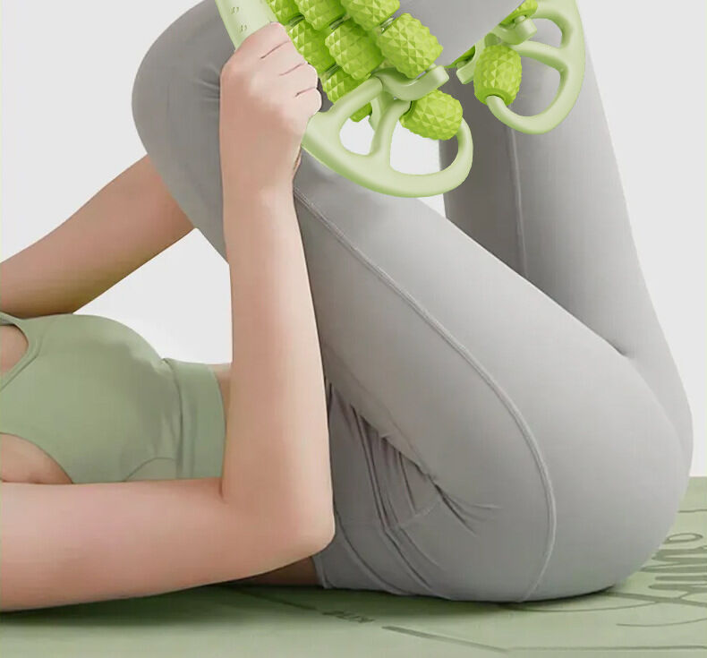 Christmas gift Muscle Relief Massage Roller: High-Density Foam Roller for Deep Tissue Relaxation, Fitness Recovery & Home Use（green） 