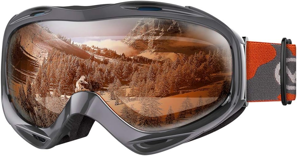 OutdoorMaster OTG Ski Goggles - Over Glasses Ski/Snowboard Goggles for Men, Women & Youth - 100% UV Protection-OM-5