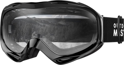 OutdoorMaster OTG Ski Goggles - Over Glasses Ski/Snowboard Goggles for Men, Women & Youth - 100% UV Protection-OM-5