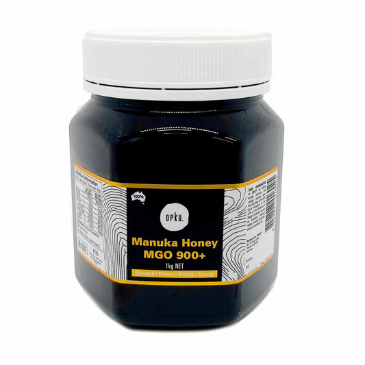 Orku 1Kg MGO 900+ Australian Manuka Honey - 100% Raw Natural Pure Jelly Bush