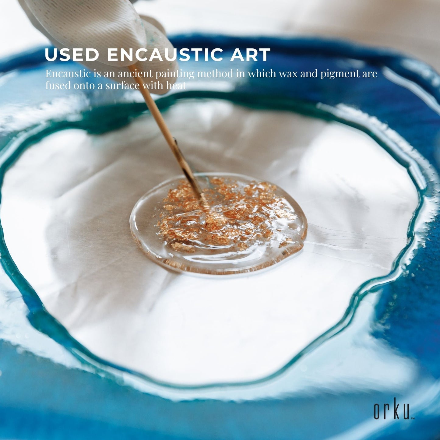 Orku 100g Organic Beeswax Pellets Yellow - Cosmetic Grade Pure Bees Wax Pastille