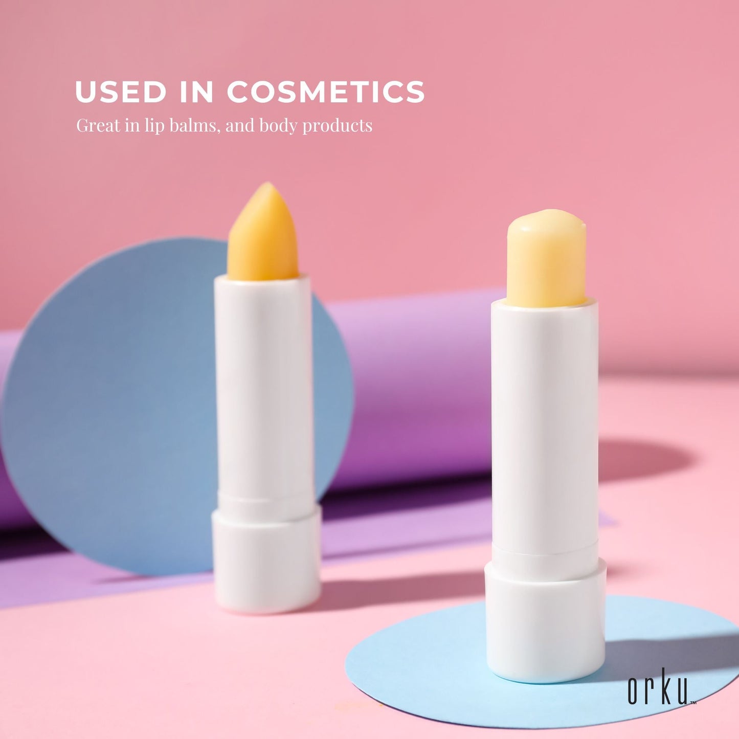 Orku 100g Organic Beeswax Pellets Yellow - Cosmetic Grade Pure Bees Wax Pastille