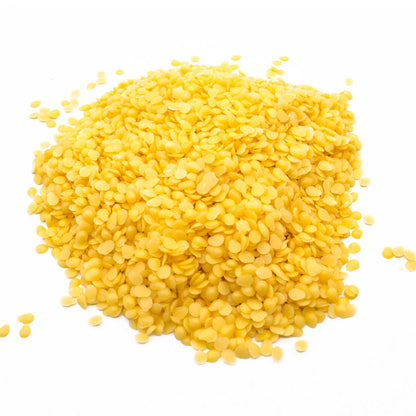 Orku 400g Organic Beeswax Pellets Yellow - Cosmetic Grade Pure Bees Wax Pastille