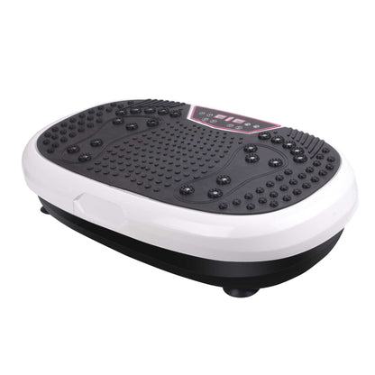Social Hike White Mini Vibration Plate - Vibrating Exercise Machine Platform