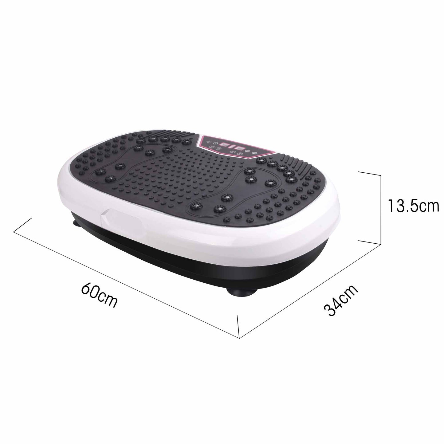 Social Hike White Mini Vibration Plate - Vibrating Exercise Machine Platform