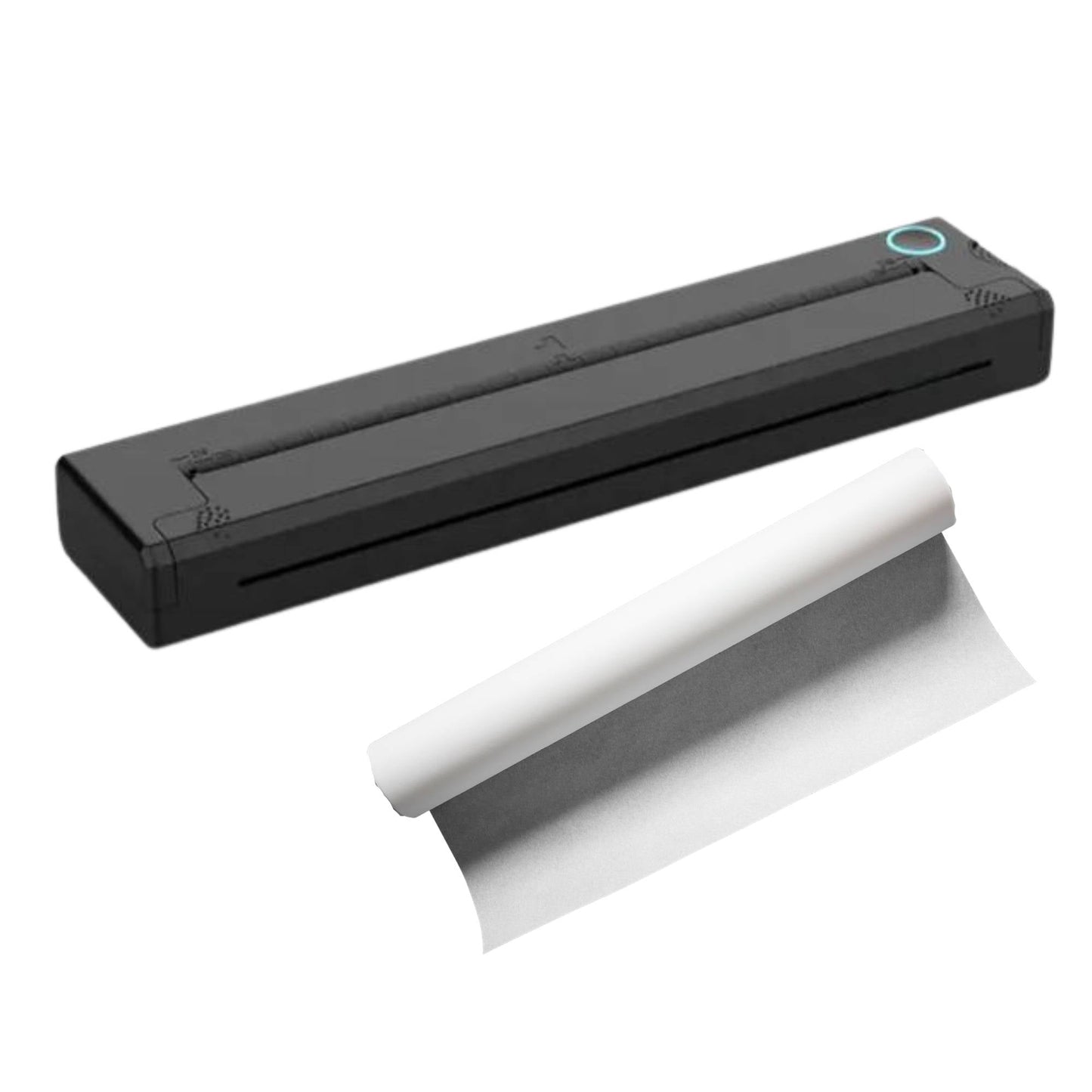 Tooleroo Portable A4 Thermal Printer Black + Paper Kit - Wireless and Inkless