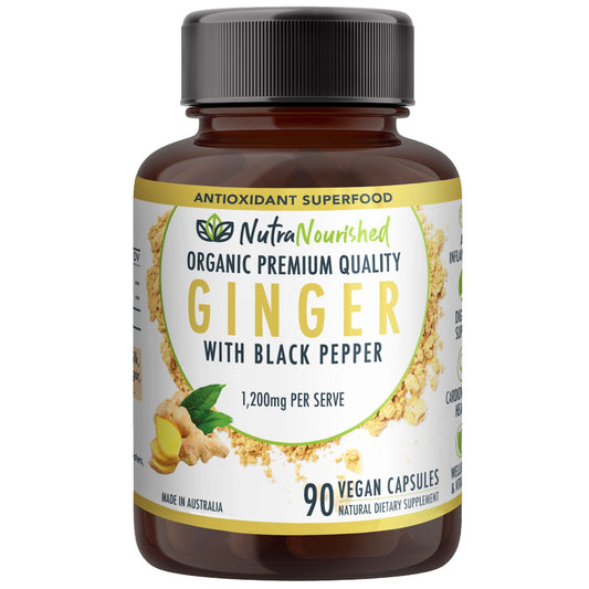 Ginger Capsules Organic Vegan - 90 Vegan Capsules