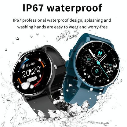 Heart Rate / Blood Oxygen / Blood Pressure Monitoring Bluetooth Smart Calling Watch - Mesh Black
