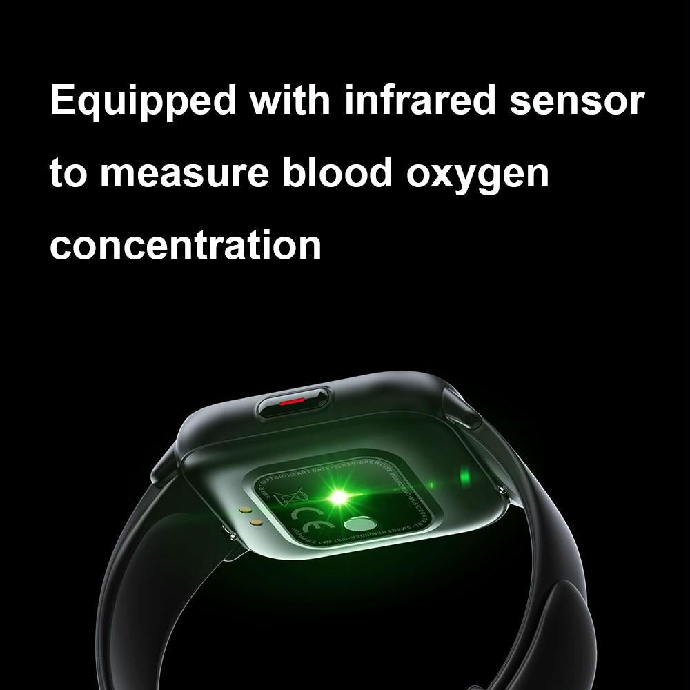1.69 Inch Waterproof Smart Watch With Health Monitoring & Body Temperature Detection