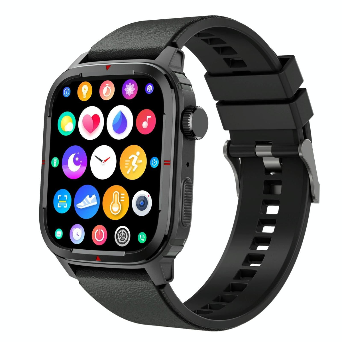 1.7 Inch Tft Hd Screen Smart Watch Support Bluetooth Calling / Blood Pressure Monitoring - Blue