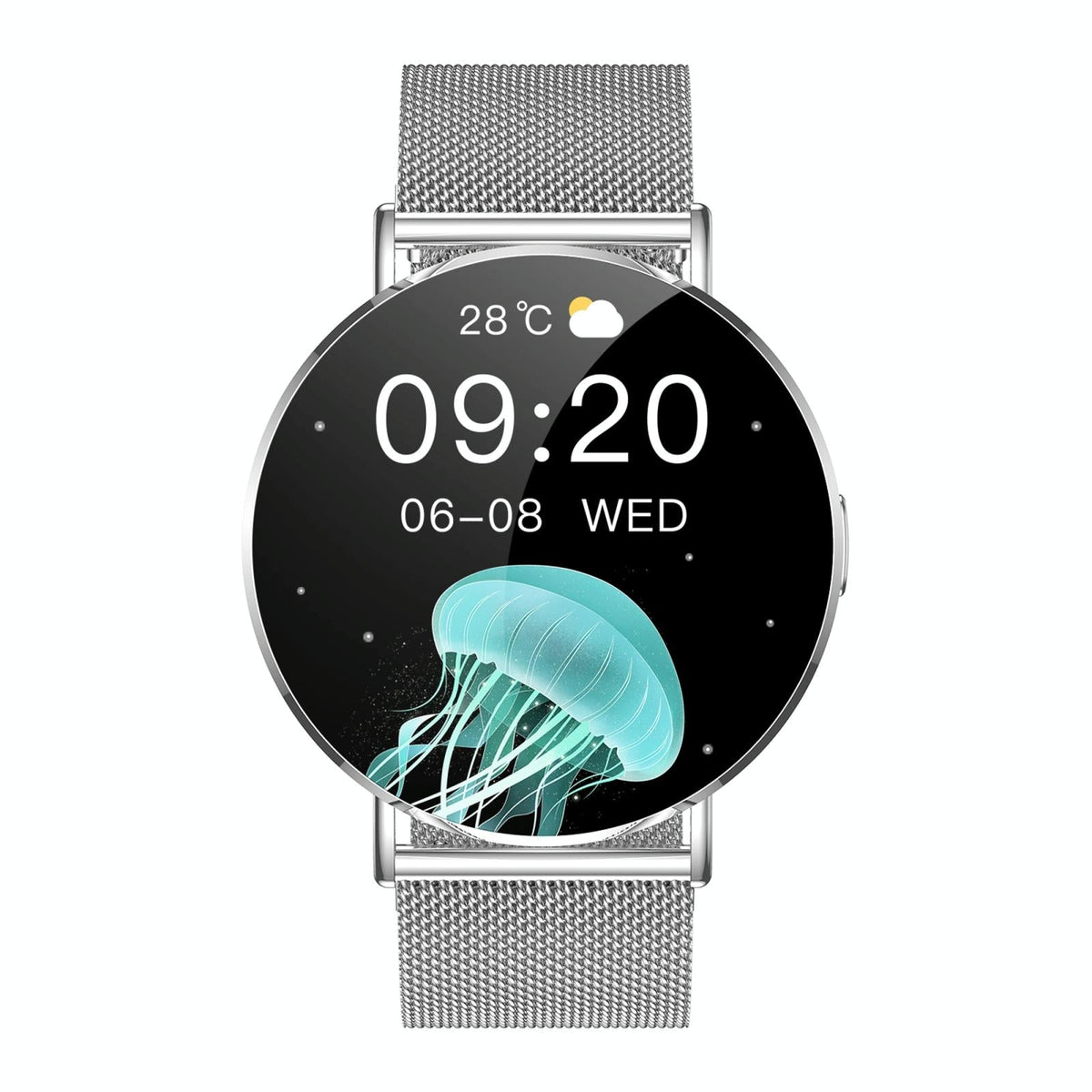 1.32 Inch Colour Screen Smart Watch With Bluetooth Call & Health Monitoring - Gold