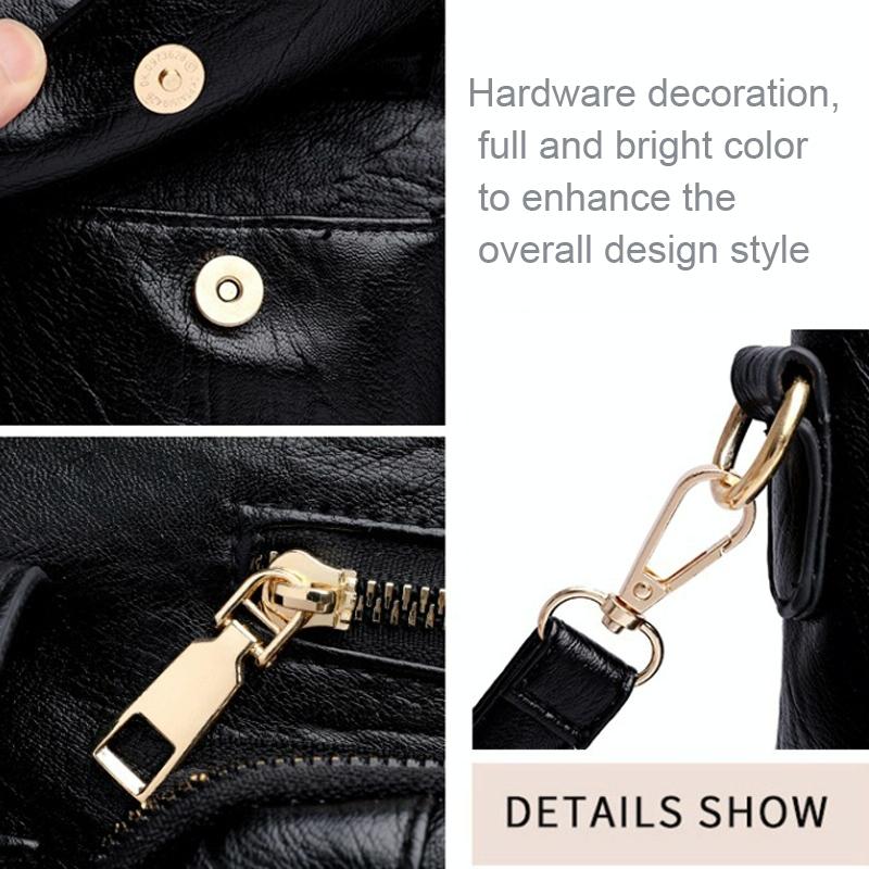 Yellow Middle-aged Mother Bag with Multi-pocket Capacity