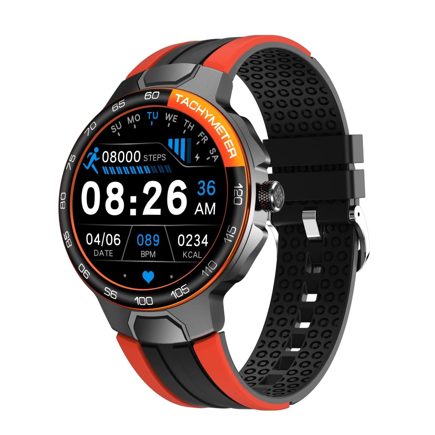 Waterproof Smart Wristband With Menstrual Cycle Reminder And Heart Rate Monitor - Orange