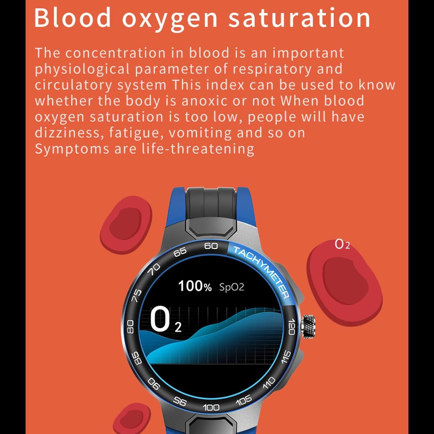 Waterproof Smart Wristband With Menstrual Cycle Reminder And Heart Rate Monitor - Orange