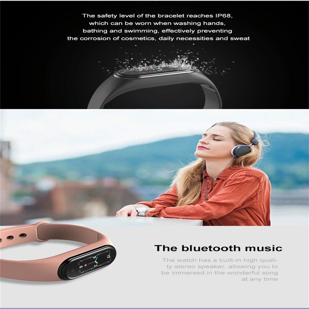 Waterproof Bluetooth Smart Watch With Hr / Bp Monitoring And Colour Screen - Black