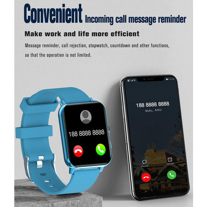 1.69 Inch Tft Screen Ip67 Waterproof Smart Watch Support Body Temperature Monitoring / Sleep Monitoring / Heart Rate Monitoring / Incoming Call Reminder - Black