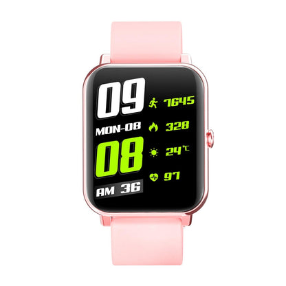 1.69 Inch Tft Screen Ip67 Waterproof Smart Watch Support Body Temperature Monitoring / Sleep Monitoring / Heart Rate Monitoring / Incoming Call Reminder - Black