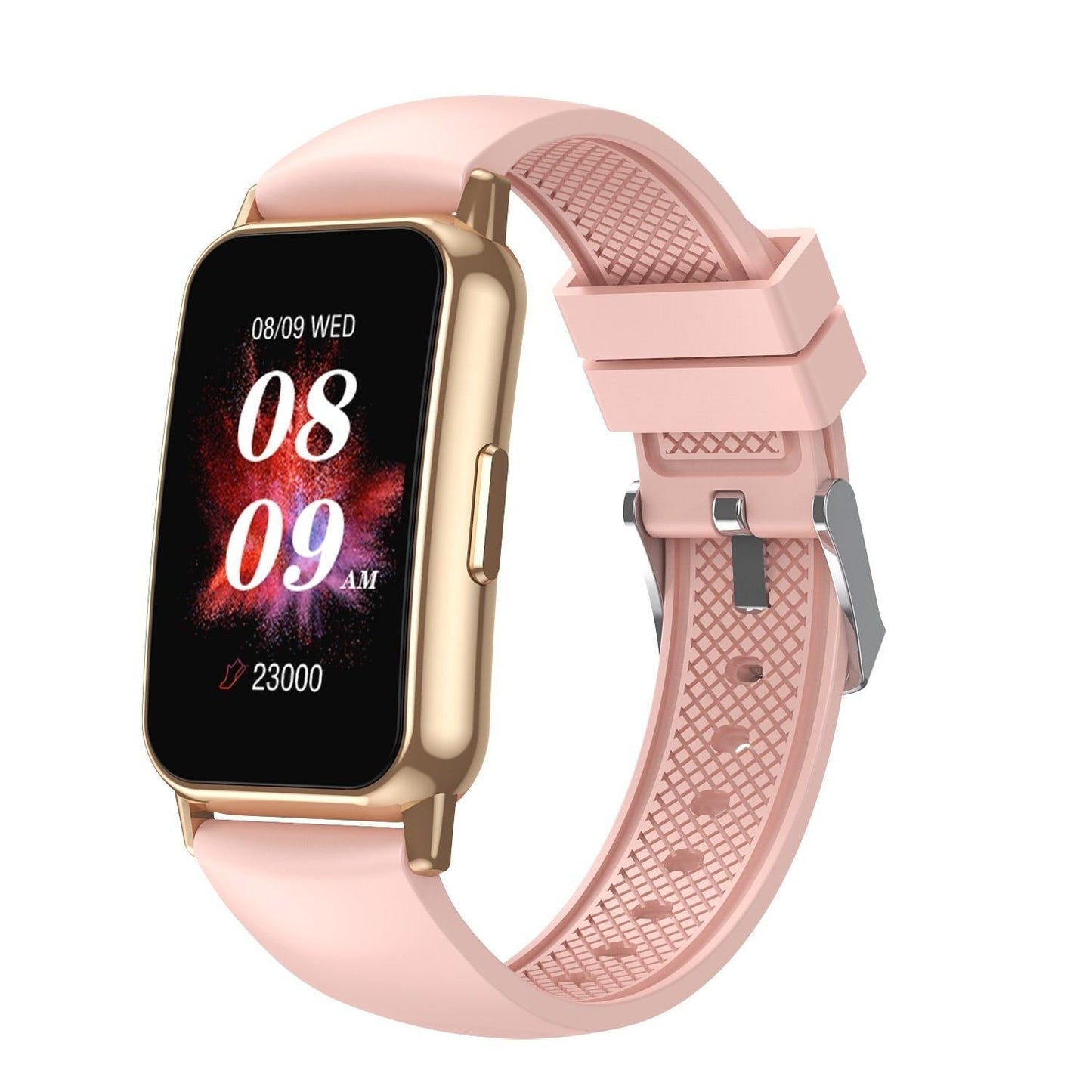 1.47 Inch Waterproof Smart Watch Heart Rate & Blood Pressure Support - Black