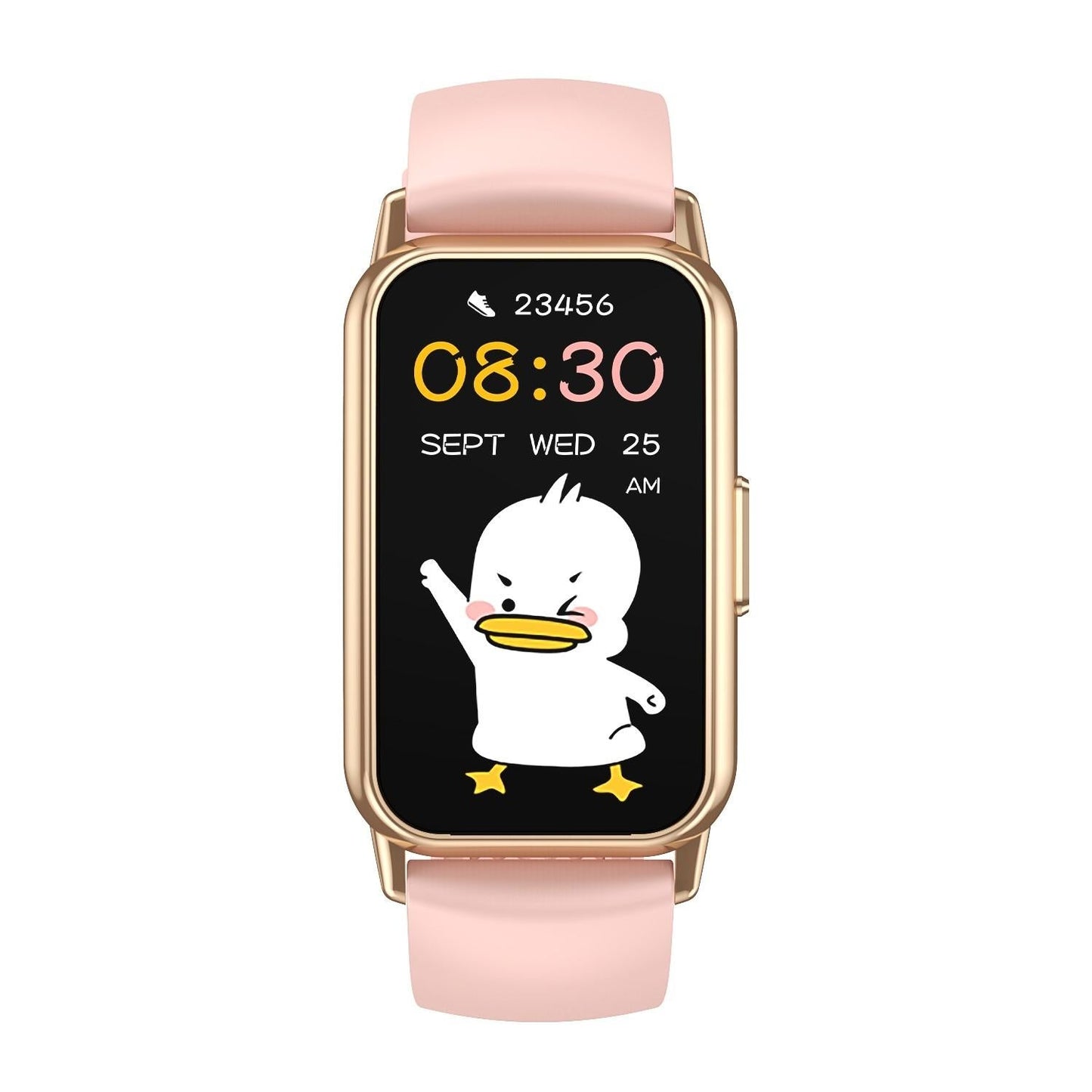 1.47 Inch Waterproof Smart Watch Heart Rate & Blood Pressure Support - Black
