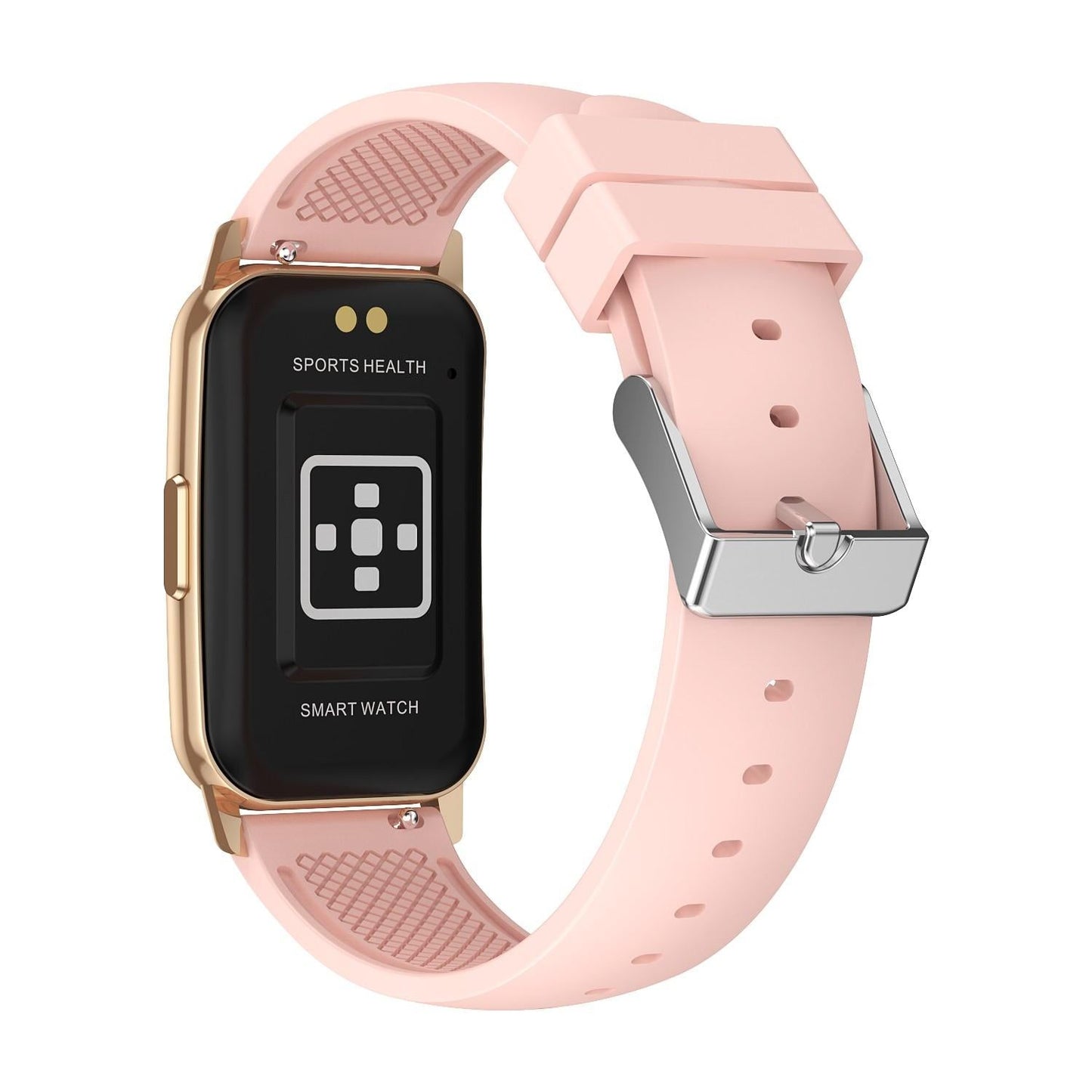 1.47 Inch Waterproof Smart Watch Heart Rate & Blood Pressure Support - Black