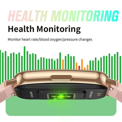 1.47 Inch Waterproof Smart Watch Heart Rate & Blood Pressure Support - Black