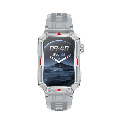 Smart Bracelet With Sleep Detection And Silicone Strap - Bt5.2 - Black