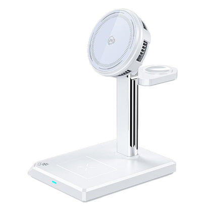 15W 4 In 1 Magnetic Wireless Charger Stand - Black