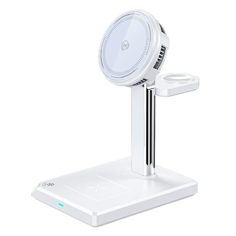 15W 4 In 1 Magnetic Wireless Charger Stand - Black