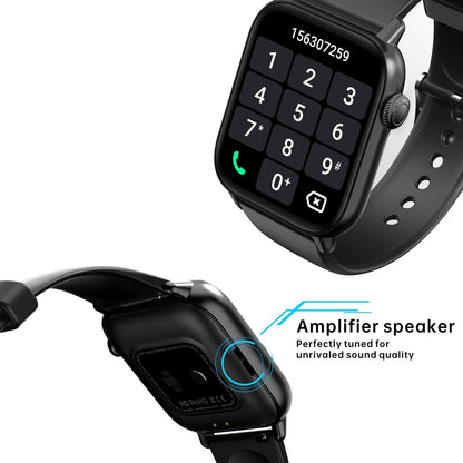 1.83 Inch Bt5.2 Smart Sport Watch Support Sleep / Heart Rate / Blood Oxygen / Temperature / Blood Pressure Health Monitor - Black + White