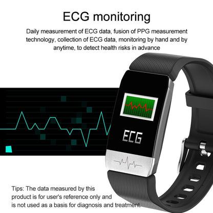 Waterproof Smart Bracelet With Blood Oxygen & Heart Rate Monitoring - Black