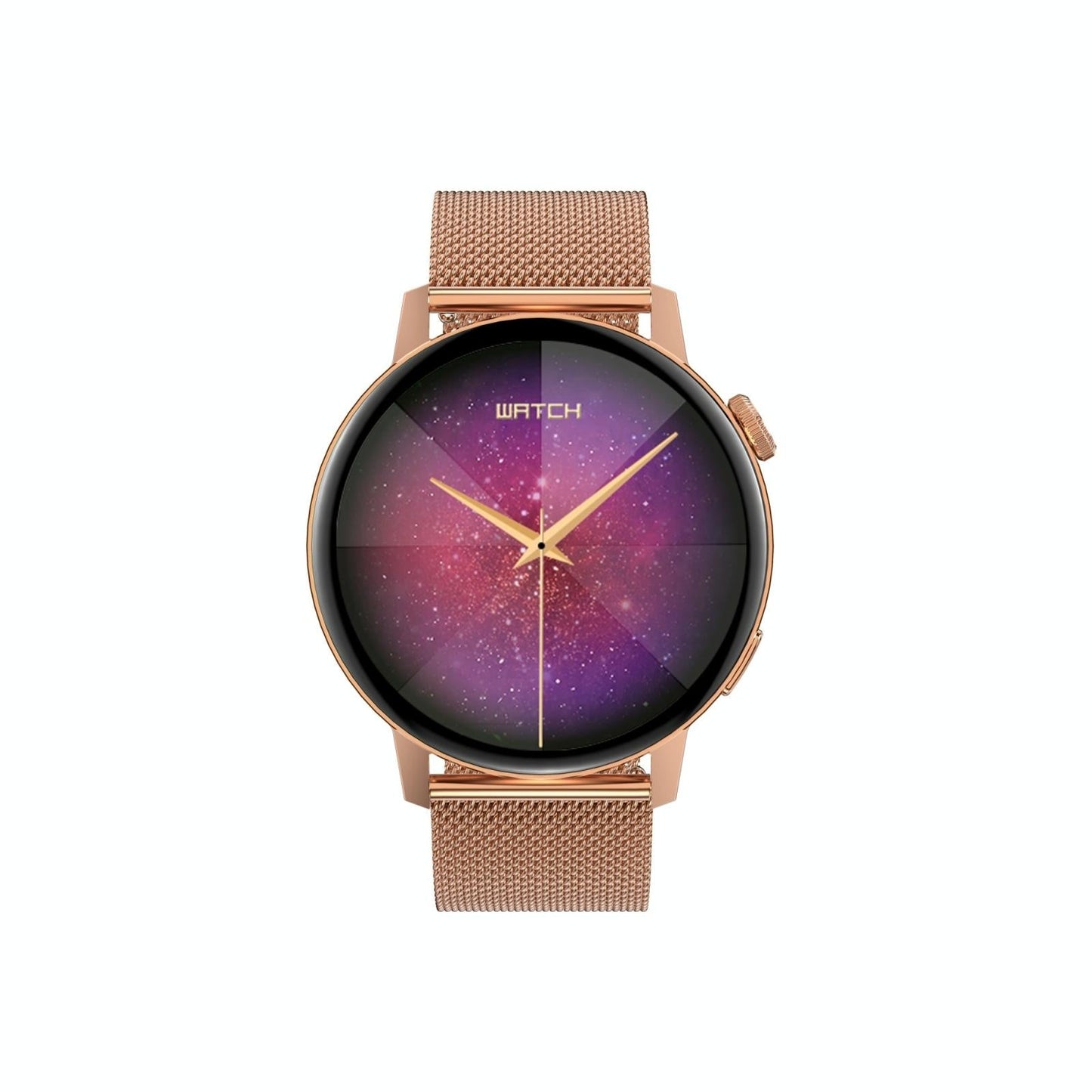 Smart Steel Watch With Colour Screen - Black