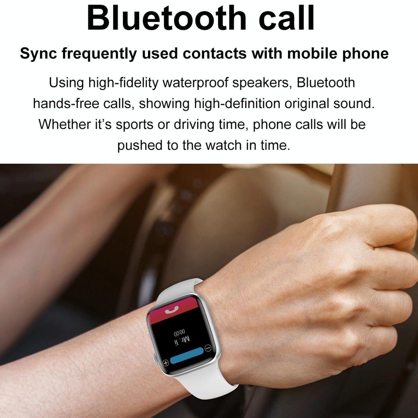 1.9 Inch Tft Screen Smart Watch Support Bluetooth Call / Menstrual Cycle Reminder - Grey