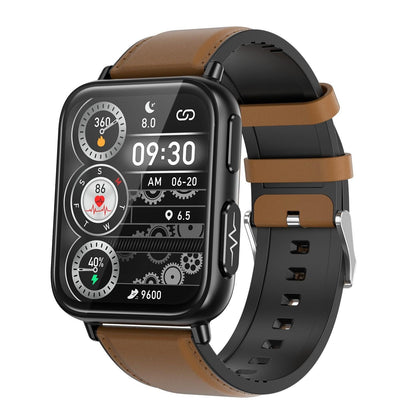 1.91 Inch Waterproof Smart Watch With Ai Diagnosis & Health Monitoring - Black