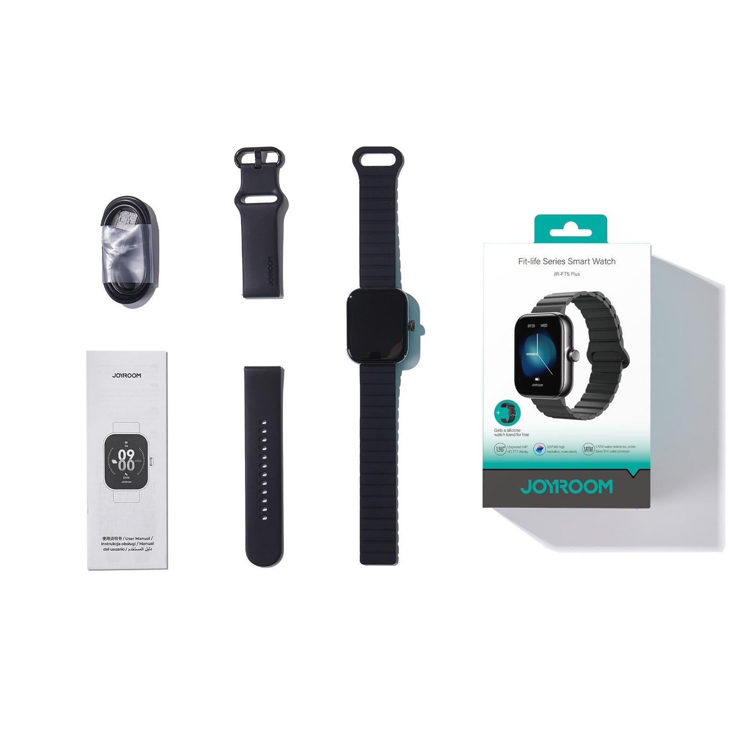1.96 Screen Inch Smart Watch With Bt Call & Heart Rate - Rose Gold