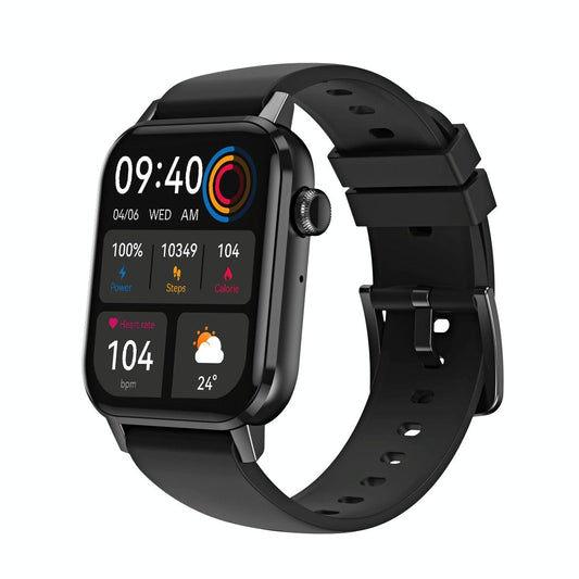 1.69 Inch Multifunctional Heart Rate Smart Watch - Black