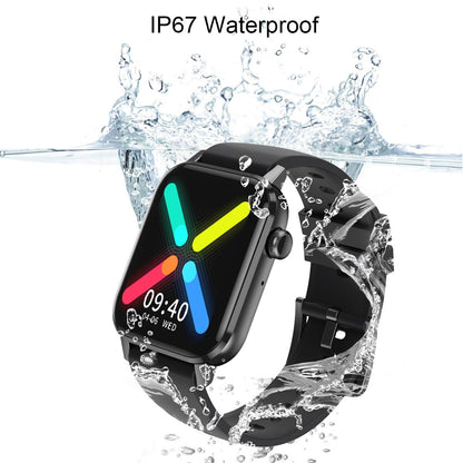 1.69 Inch Multifunctional Heart Rate Smart Watch - Black