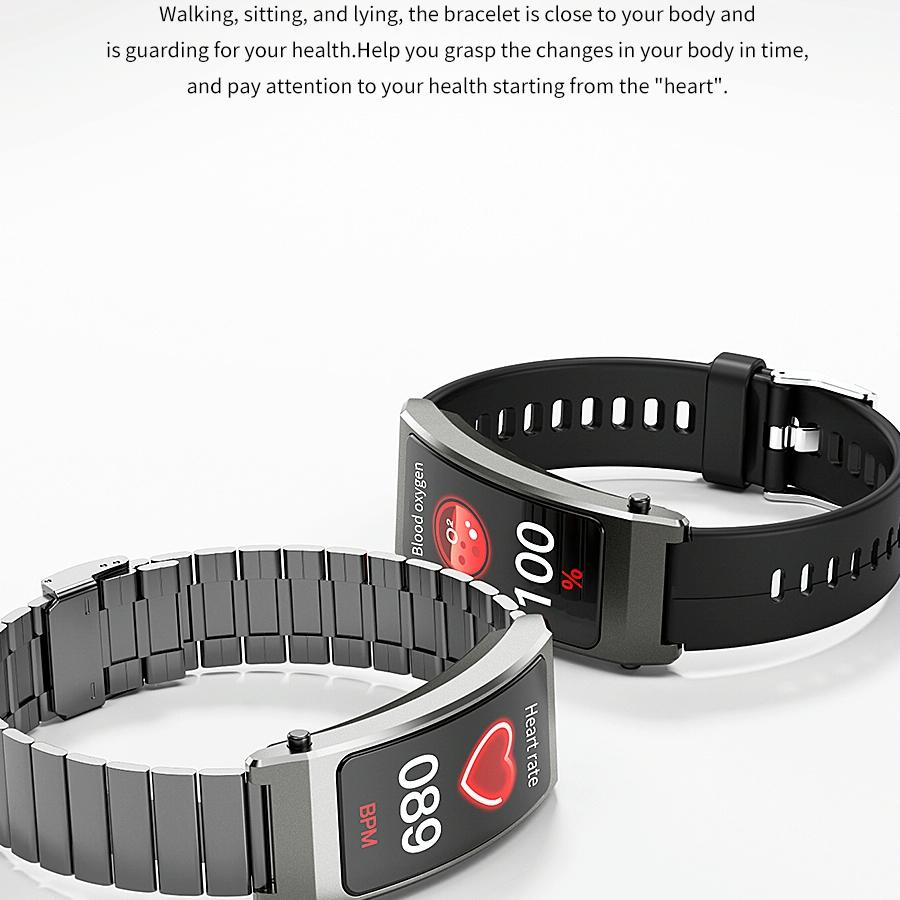 Sleep Oxygen Monitoring Smart Bracelet - Black